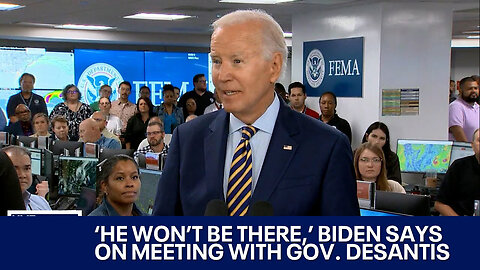 Biden, DeSantis will not meet during president's Florida trip