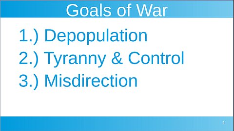 The Goals of War