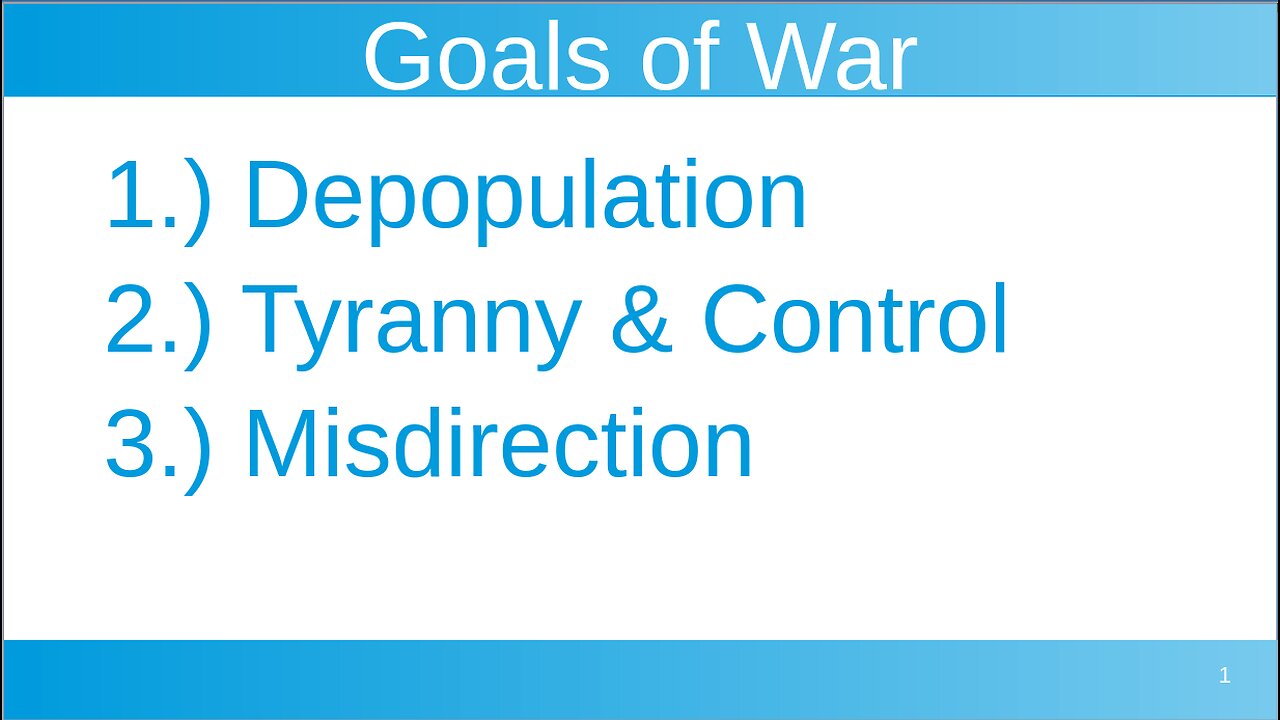 The Goals of War