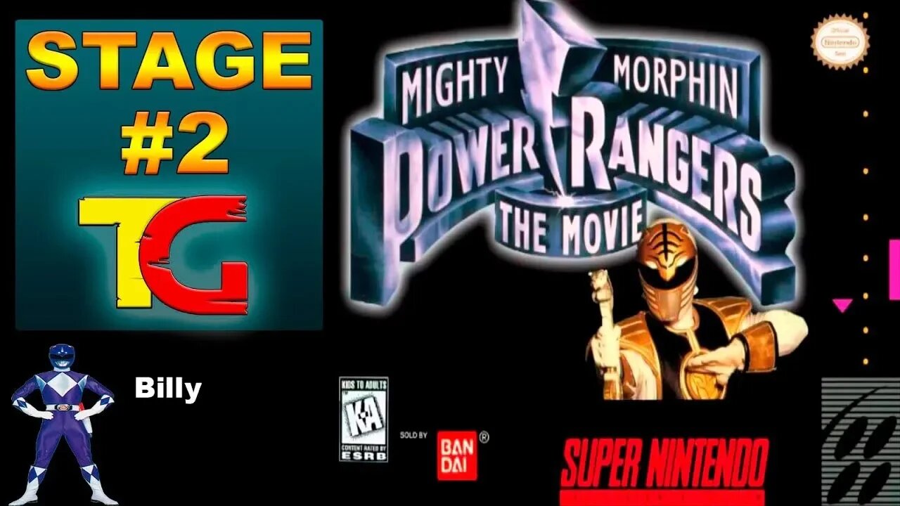 [SNES] - Mighty Morphim Power Rangers The Movie - [STAGE 2] - Dificuldade HARD