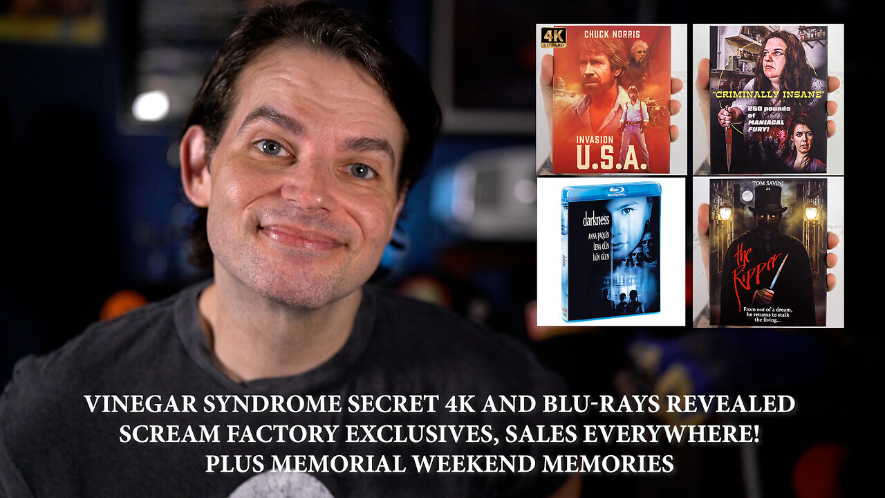 NEWS: Vinegar Syndrome Secret Titles Revealed! Scream Factory Exclusives, Sales Everywhere, and More