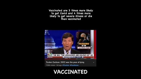 VACCINATED ARE 3 TIMES MORE LIKELY TO GET COVID