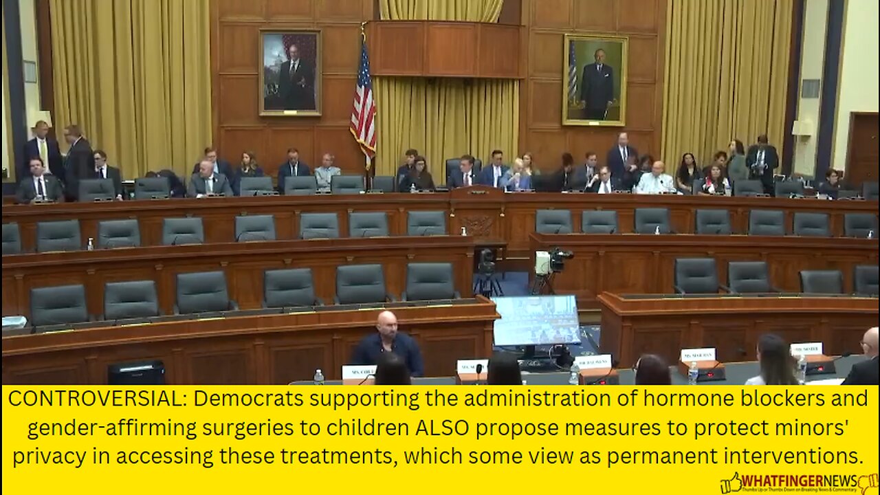 CONTROVERSIAL: Democrats supporting the administration of hormone blockers