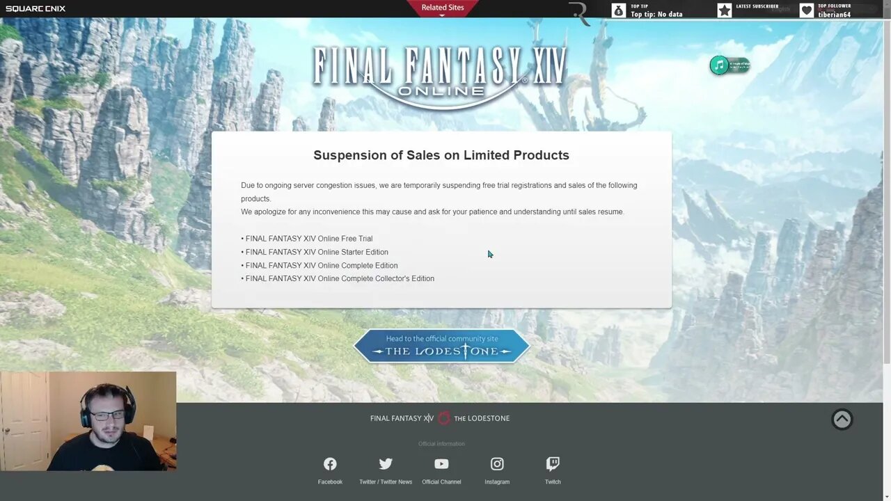 How to play Final Fantasy 14 as a new player with new accounts disabled.