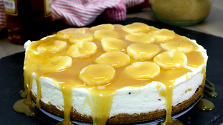 No-bake banana rum cheesecake recipe