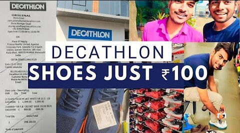 Decathlon Shoes Jest 100 Rupees