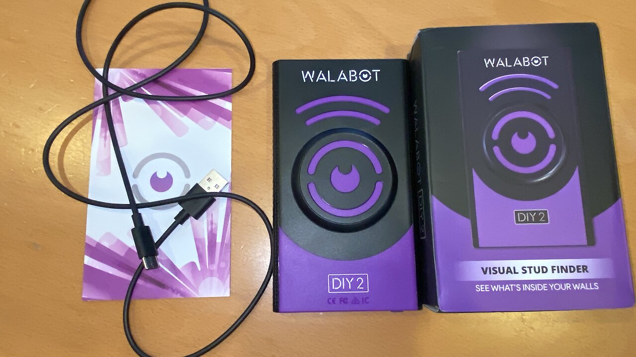 Just a Look at UnBoXing WALABOT DIY 2 Advanced Stud Finder & Wall Scanner Android & iOS Smartphones