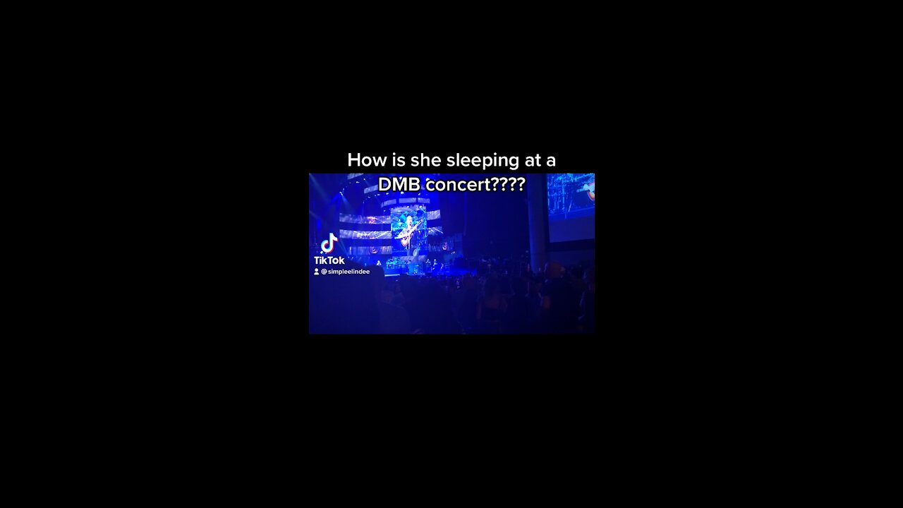 Sleeper at DMB concert!