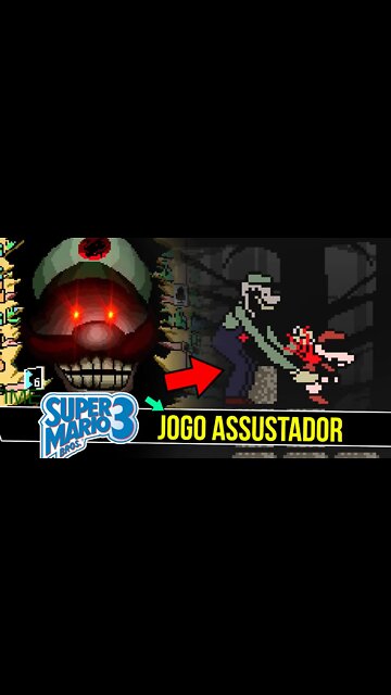 Jogo Assustador do Super Mario | Mario 3 Too late #shorts