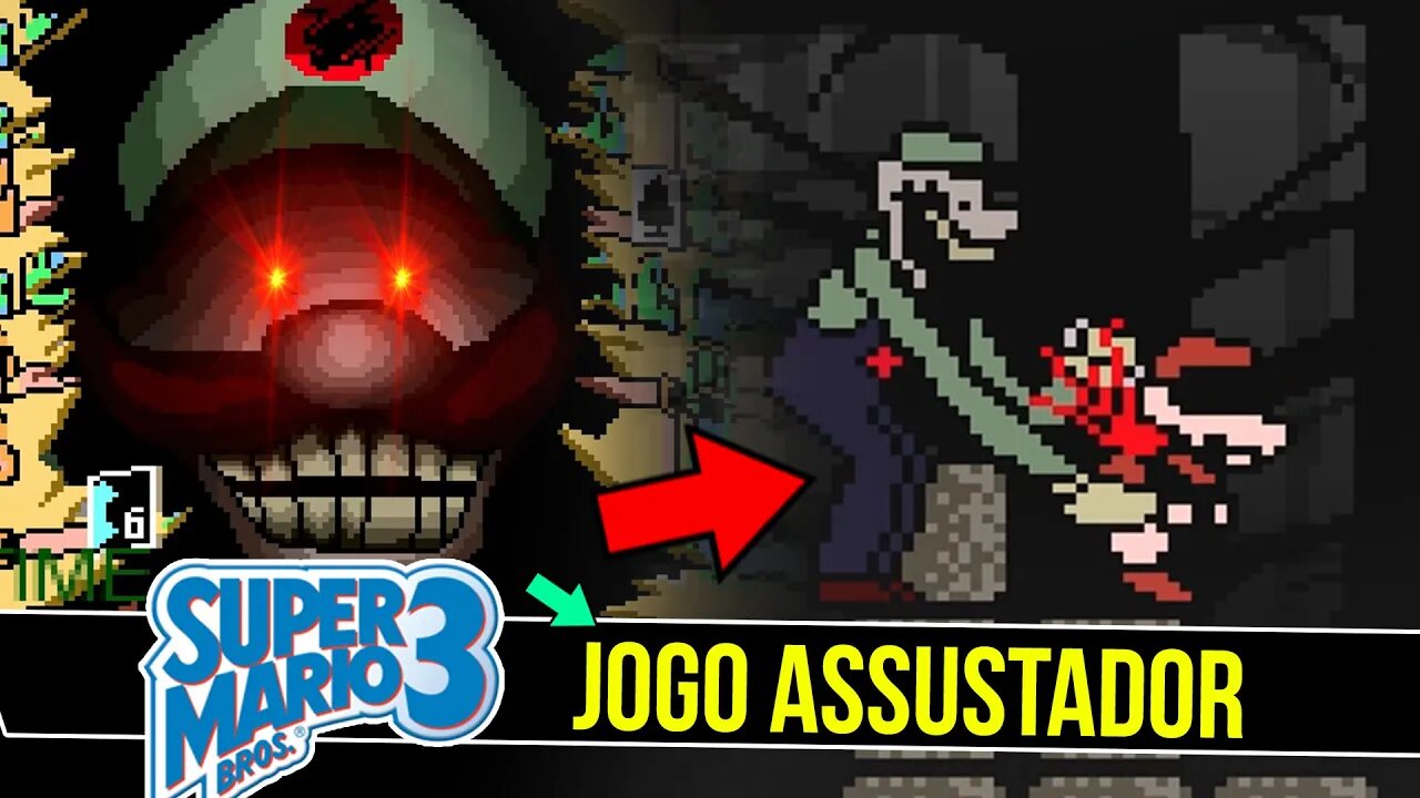 Jogo Assustador do Super Mario | Mario 3 Too late #shorts