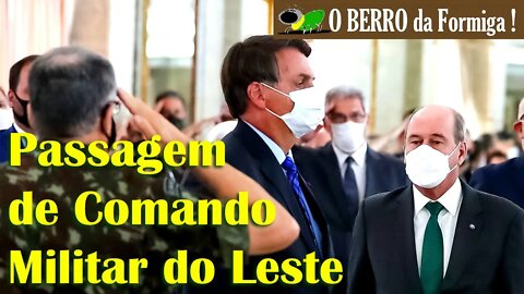 Bolsonaro discursa na solenidade da Passagem de Comando Militar do Leste