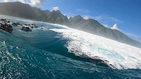 POV RAW CLIPS XXL TEAHUPO’O PADDLE SESSION!