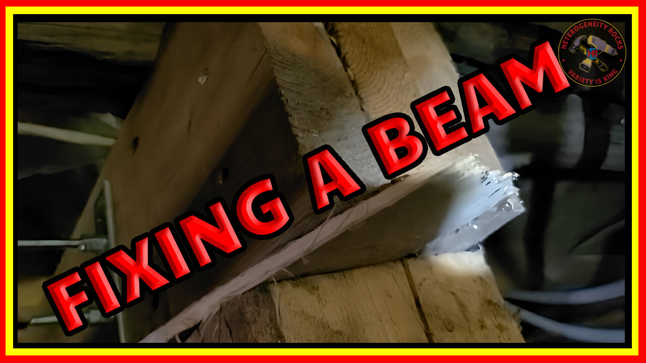 Fixing a beam in my crawlspace #homerepair