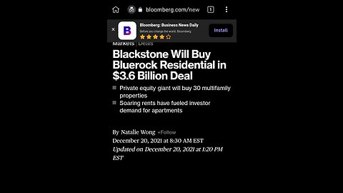 Blackstone Strikes Again!