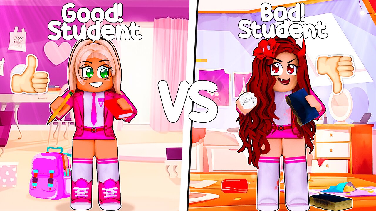 Good Student 😇 Vs Bad Student 😈 🌈 RAINBOW HIGH! LIVETOPIA! LIVETOPIA ROLEPLAY