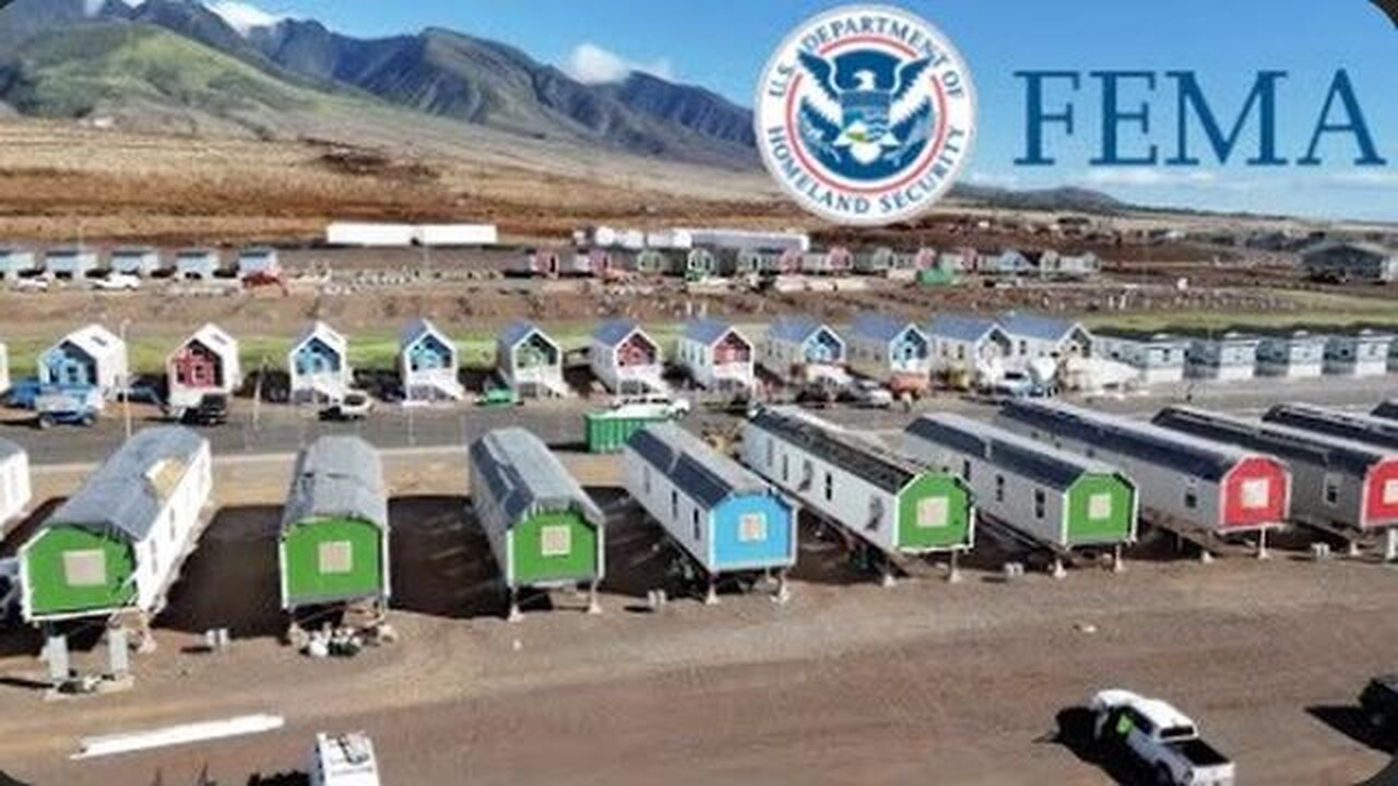 ALOHA! WELCOME TO YOUR NEW PRISON CAMP HOME! MAUI D.E.W VICTIMS GET THEIR NEW FEMA CELLS!