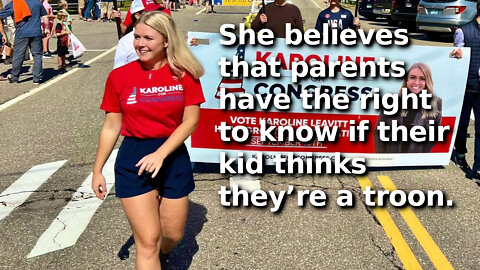 How Dare NH US Congressional Candidate Karoline Leavitt Call Out Manchester’s School Tranny Policy