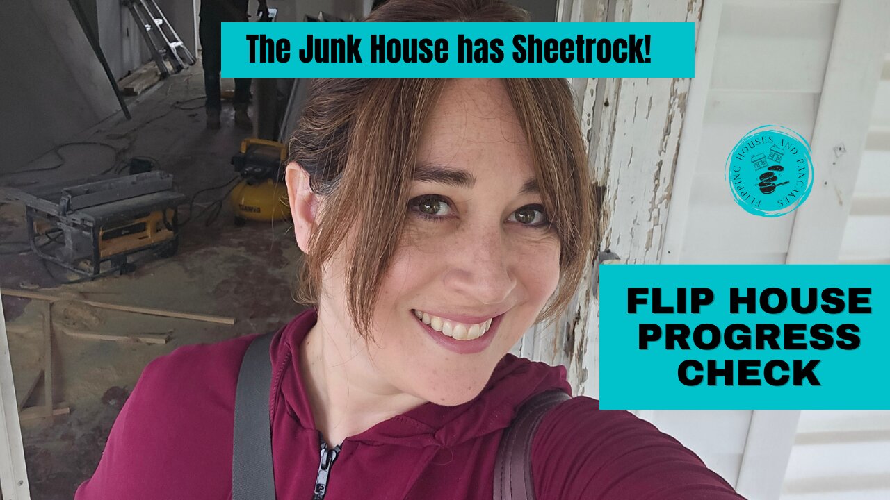 The Junk House has Sheetrock! Flip-House Progress Report