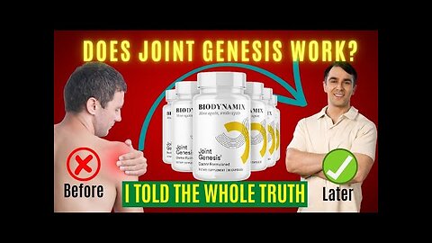 JOINT GENESIS REVIEWS - JOINT GENESIS WORKS? I told the whole truth