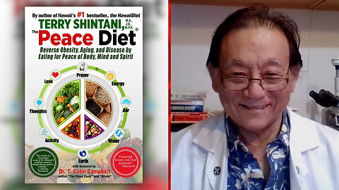 ep.302 featuring Terry Shintani M.D., 'The Peace Diet,' Julia S., Christian Watson Pensive Politics