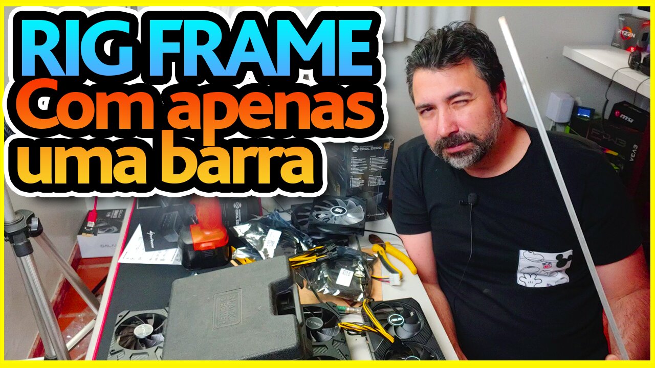 š“ RIG FRAME COM APENAS UMA BARRA - Construa sua RIG de mineração com apenas uma barra de alumĆnio