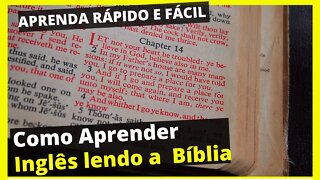 COMO APRENDER INGLÊS LENDO A BÍBLIA-APRENDA INGLÊS COM LEITURA GUIADA / INGLÊS INICIANTES COM BÍBLIA