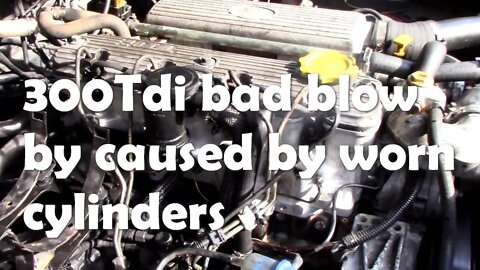 300Tdi running - lot of back pressure - something to check when buying used engines or vehicles