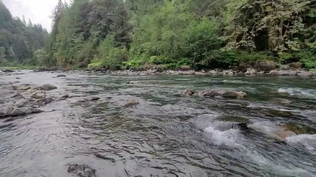 ASMR Calming 2 minutes 30 seconds of a river flowing. part 2