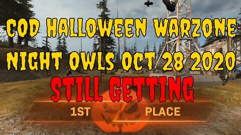 Lorespade's Late Night Owl Call Of Duty Halloween Warzone Stream Oct 28 2020