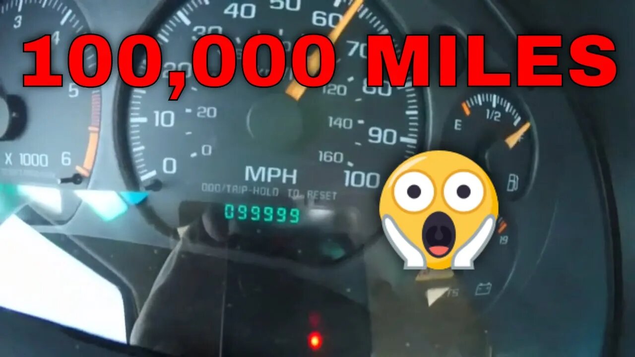 2002 4.3 V6 S-10 BREAKS 100,000 MILES!!!!