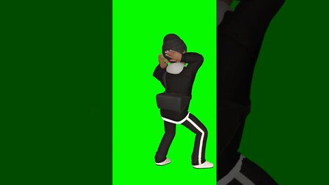 Vídeo de Animação - Avatar dançando - Chroma Key - Green Screen