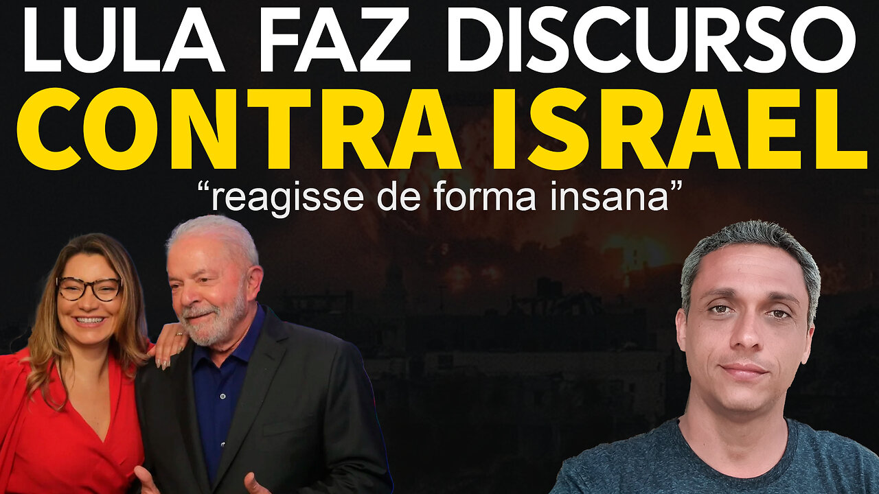 AGORA - LULA solta vídeo atacando Israel e diminuindo as atrocidades do H4M4S