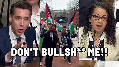 Sen. Hawley Gets Into A Furious Debate With Woke Democrat About Anti-Semitic Rhetoric!!