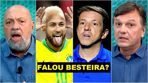 "O Juninho TÁ DE BRINCADEIRA, né? Ele FALOU que o Neymar..." ENTREVISTA POLÊMICA é CRITICADA!