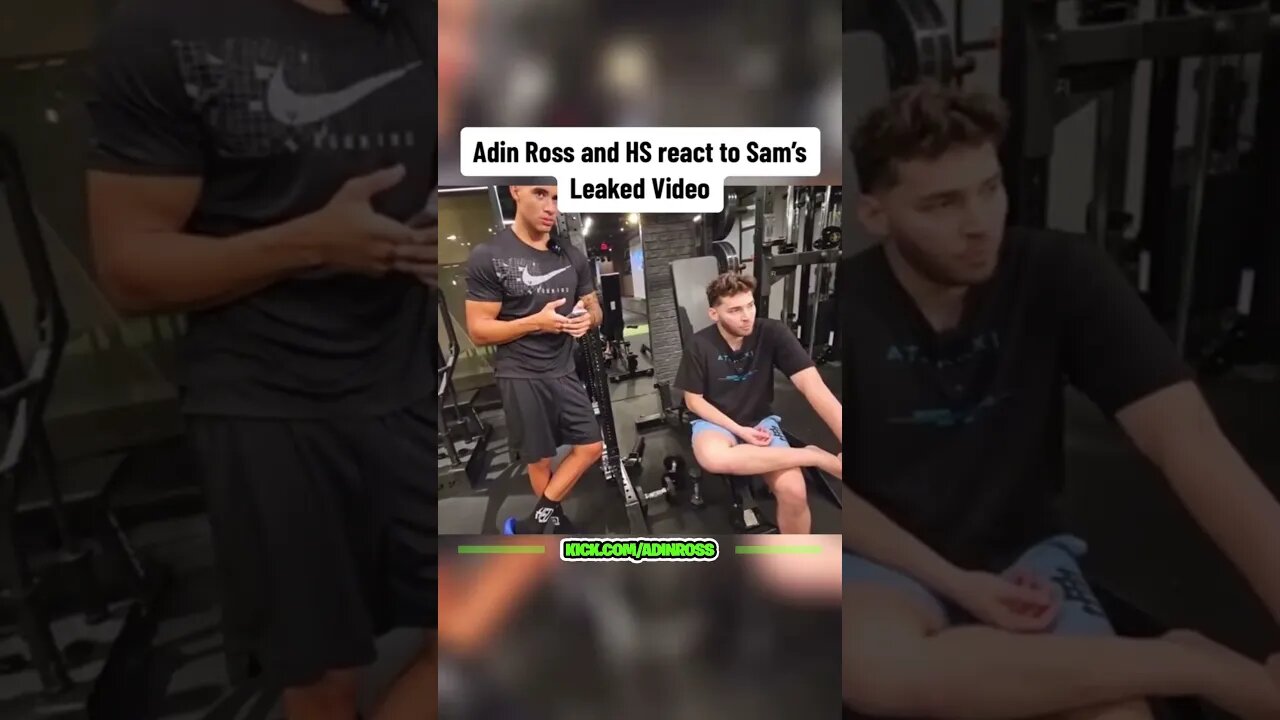 Adin and HS Reacting… #adin #adinross #kickstreaming #hstikkytokky #fyp #viral #gym