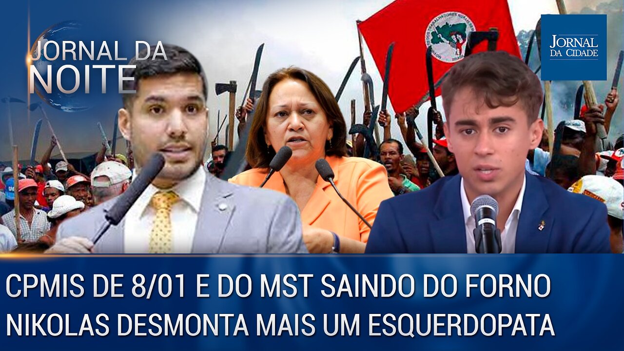 CPIs saindo do forno / Nikolas desmonta mais uma esquerdopata – Jornal da Noite 14/03/23