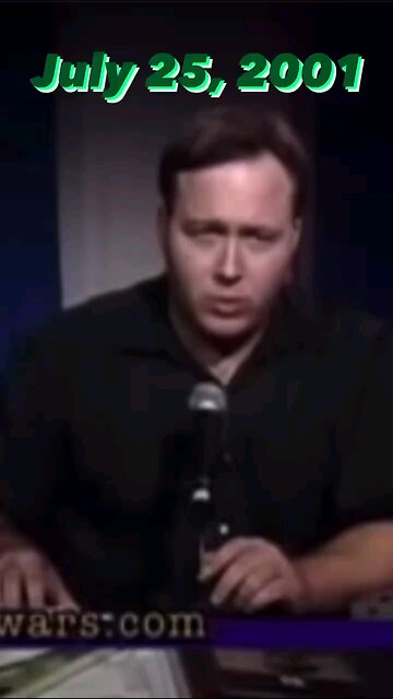 the episode where Alex Jones predicts 9/11