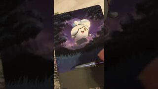 Pintando carta pokemon PT: 17