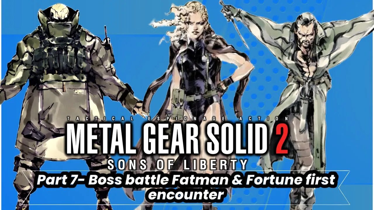 Metal Gear solid 2 sons of Liberty - Boss battle Fatman