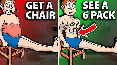 Make a six-pack easily with a chair