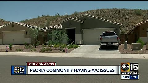 Peoria community outraged over A/C units breaking