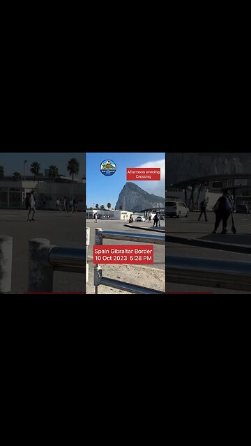 No Line to Cross The Spain Gibraltar Border Tuesday Evening