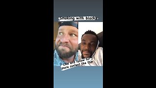 Smoking with black people