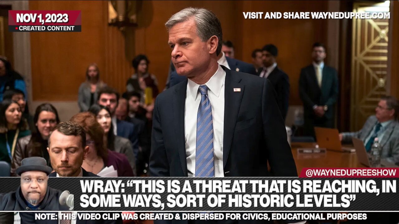 Rising Threat: FBI Director Warns of Historic Levels of Antisemitism Targeting Jews