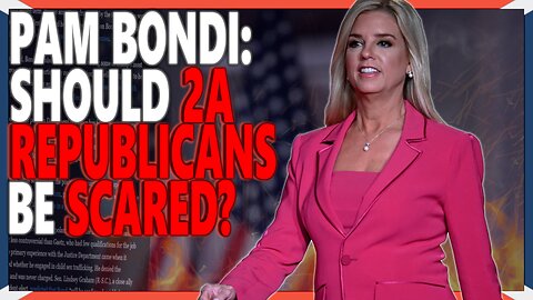 Pam Bondi: Against 2nd Amendment... Is This Bad For Republicans?