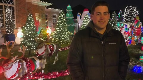 Michigan teen decorates 3 homes for Christmas every year to bring joy to others