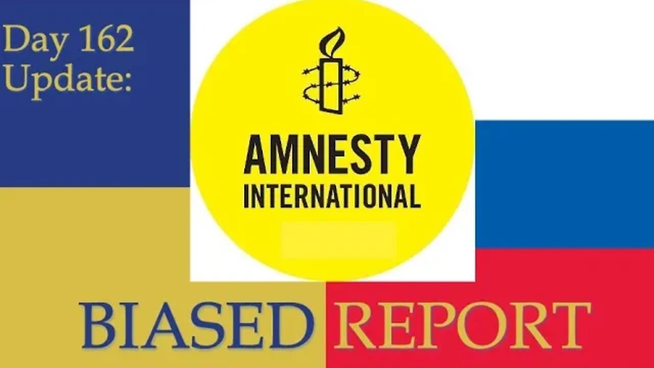 Bias in the Amnesty International Report: What happened on Day 162 - the Russian invasion of Ukraine