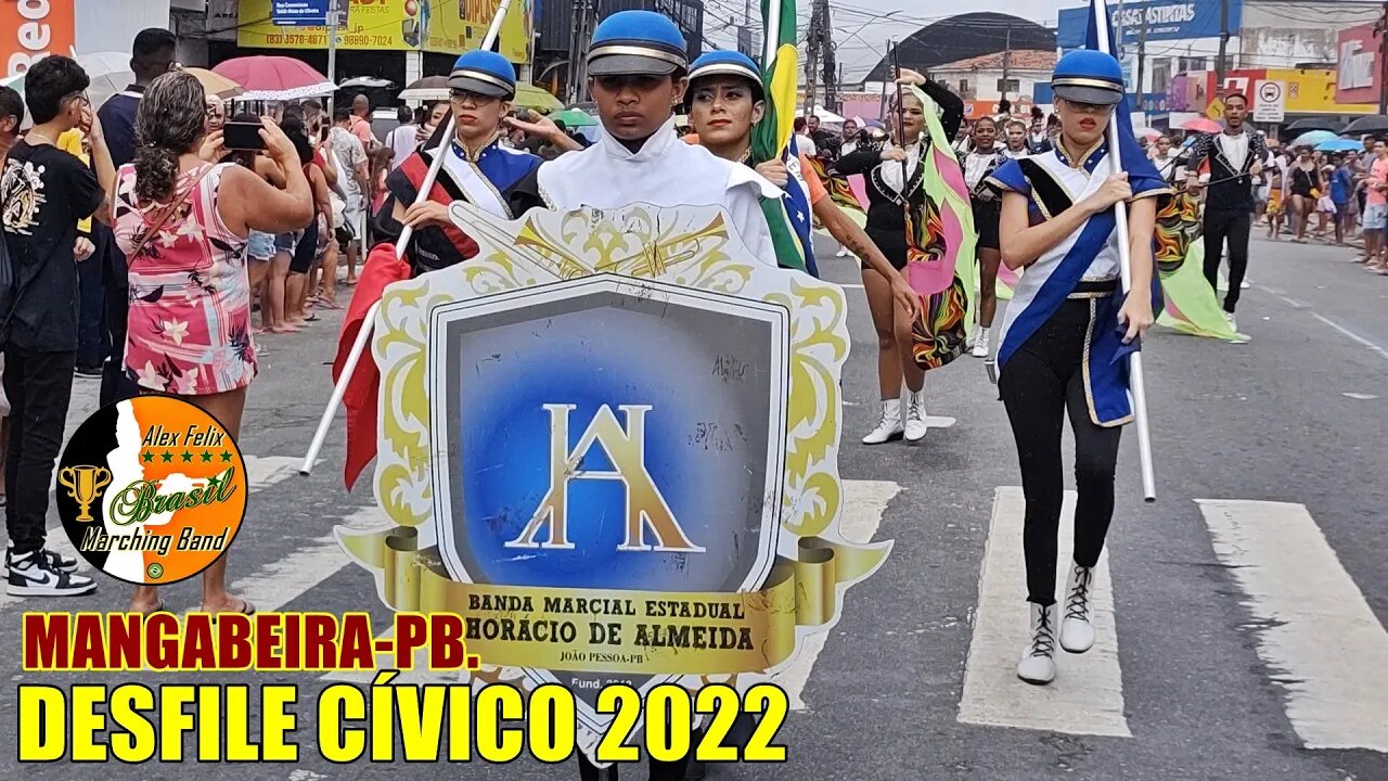 CORPO COREOGRÁFICO 2022 - BM. HORÁCIO DE ALMEIDA 2022 NO DESFILE CÍVICO 2022 - BAIRRO DA MANGABEIRA