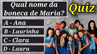 10 PERGUNTAS SOBRE CHIQUITITAS ACERTA QUANTAS? QUIZ CHIQUITITAS #1