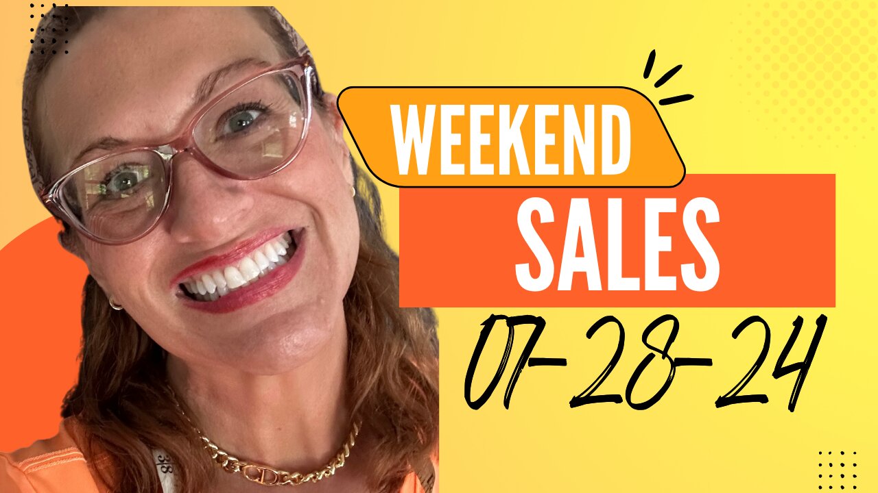 Ebay and Poshmark Sales for weekend of: 07-28-24